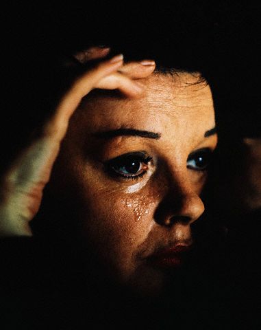 Judy Garland Shedding a Tear