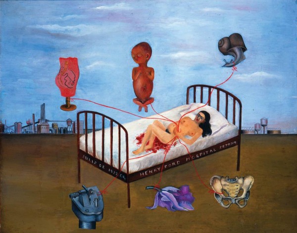 perda gestacional - obra de Frida Kahlo